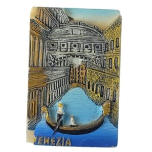 MAGNES NA LODÓWKĘ Most Westchnień gondola Wenecja M13846