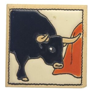 MAGNES NA LODÓWKĘ kafelek ceramiczne byk corrida M13849