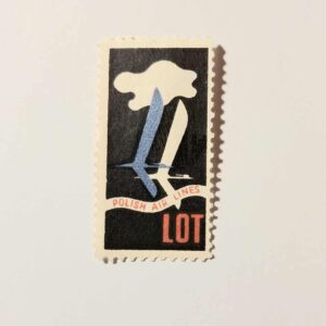 ZN 046 znaczek cegiełka - Polish Air Lines LOT