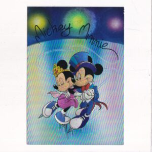 DISNEY BAJKA MICKEY MOUSE MINNIE POCZTÓWKA LASEROWA DC027