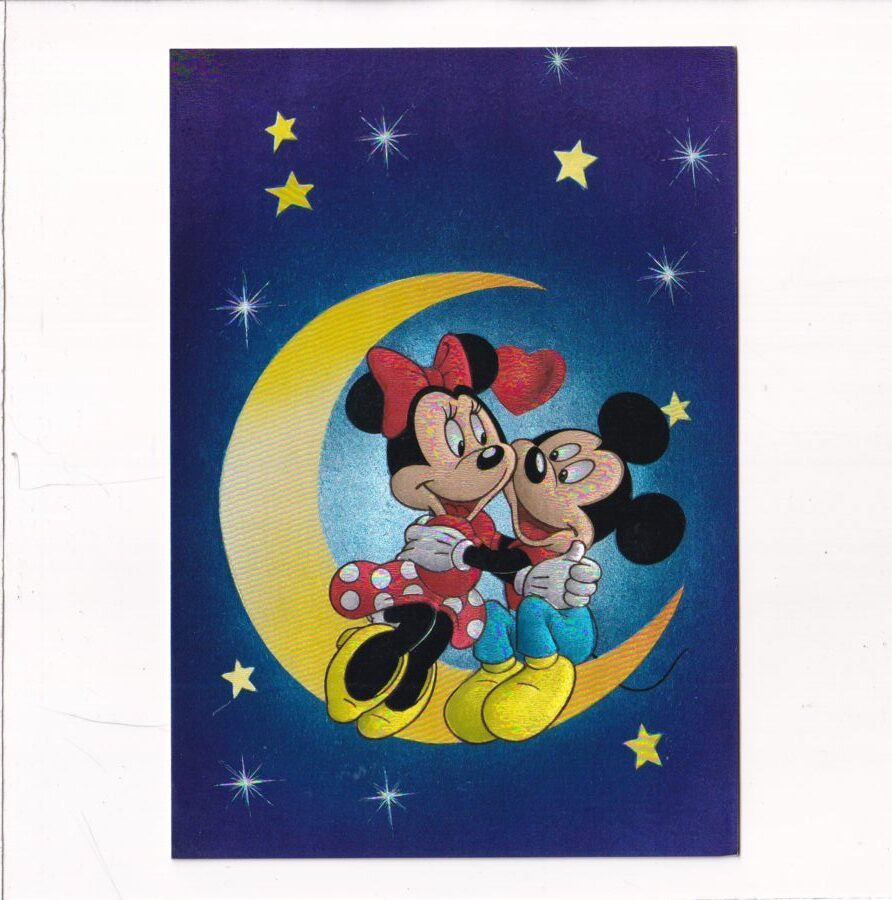 DISNEY BAJKA MICKEY MOUSE MINNIE POCZTÓWKA LASEROWA DC031