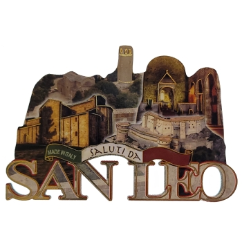 MAGNES NA LODÓWKĘ pamiątkowy z motywem San Leo Włochy M04592