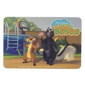 MAGNES NA LODÓWKĘ karta kolekcjonerska z filmu Skok przez płot M13706