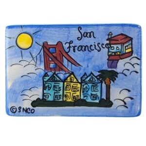 MAGNES NA LODÓWKĘ motyw San Francisco most Golden Gate M13759