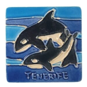 MAGNES NA LODÓWKĘ Kafelek orki pamiątka z Teneryfy M13772