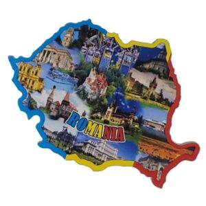 MAGNES NA LODÓWKĘ kontur Rumunia widoki na zabytki M13873