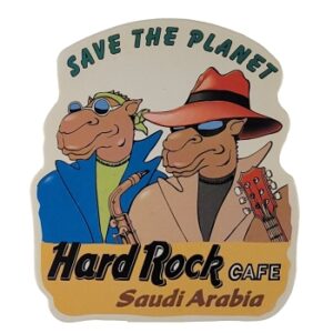 MAGNES wielbłądy pamiątka z Hard Rock Cafe Arabia Saudyjska M13883