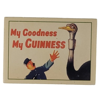 MAGNES NA LODÓWKĘ plakat reklamowy piwa Guinness M13884