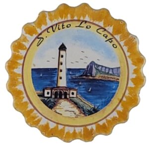 MAGNES NA LODÓWKĘ latarnia morska San Vito Lo Capo Sycylia M13887