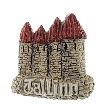 MAGNES NA LODÓWKĘ zamek Tallin uszkodzony prawe górne miejsce M13906