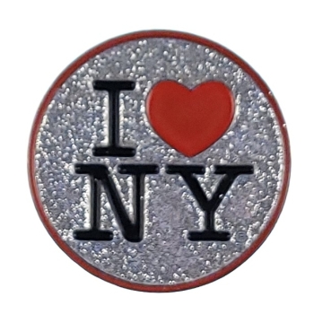 MAGNES Metalowy slogan i logo NY projekt grafika Miltona Glasera M13909