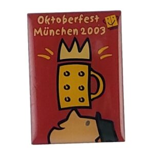 MAGNES NA LODÓWKĘ emblemat Octoberfest 2003 Monachium M13914