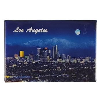 MAGNES NA LODÓWKĘ nocny widok panoramy Los Angeles M14019