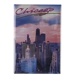 MAGNES NA LODÓWKĘ widok Chicago M14026