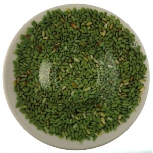 Talerzyk Espresso spodek z nadrukiem przypominającym pestki dyni TAL00028