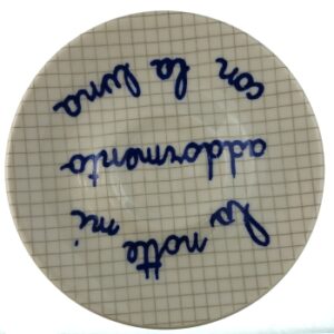 Talerzyk Espresso spodek z napisem „W nocy zasypiam z księżycem” TAL00030