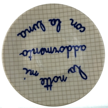 Talerzyk Espresso spodek z napisem „W nocy zasypiam z księżycem” TAL00030