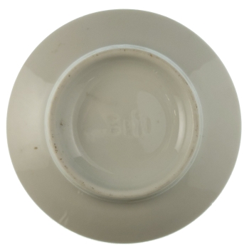 Talerzyk Espresso spodek stylizowany biało-czarnym wzorem przypominającym stronę notatnika TAL00040 - obrazek 2