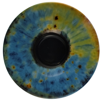 Spodek do filiżanki Illy espresso wzór piwnego oka