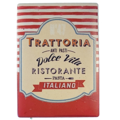 Magnes motyw włoskiej restauracji Trattoria, Ristorante, Dolce Vita M14823