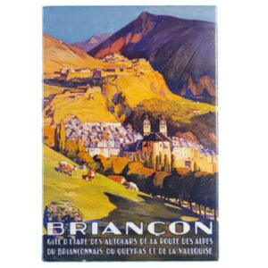 Magnes przedstawia malownicze miasto Briançon we francuskich Alpach  M14824