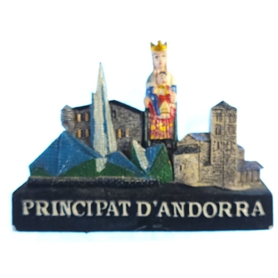 Magnes Andora kościół św. Szczepana w stolicy, Andorra la Vella M14834