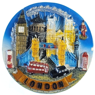 Magnes Londyn, Big Ben, Tower Bridge, London Eye i Katedra św. Pawła M14835