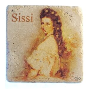 Magnes portret cesarzowej Elżbiety Bawarskiej, znanej jako Sisi M14850