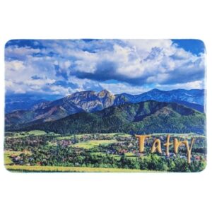 Magnes Tatry widok na szczyt Giewont oraz zabudowania Zakopanego M14853