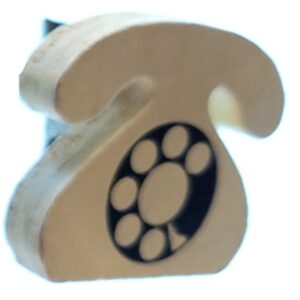 Magnes telefony stacjonarne w stylu retro M14868