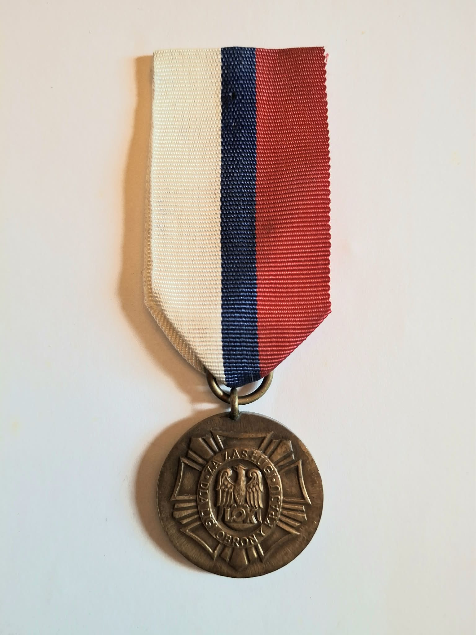 MEDAL ZA ZASŁUGI DLA LIGI OBRONY KRAJU BRĄZ MED-048