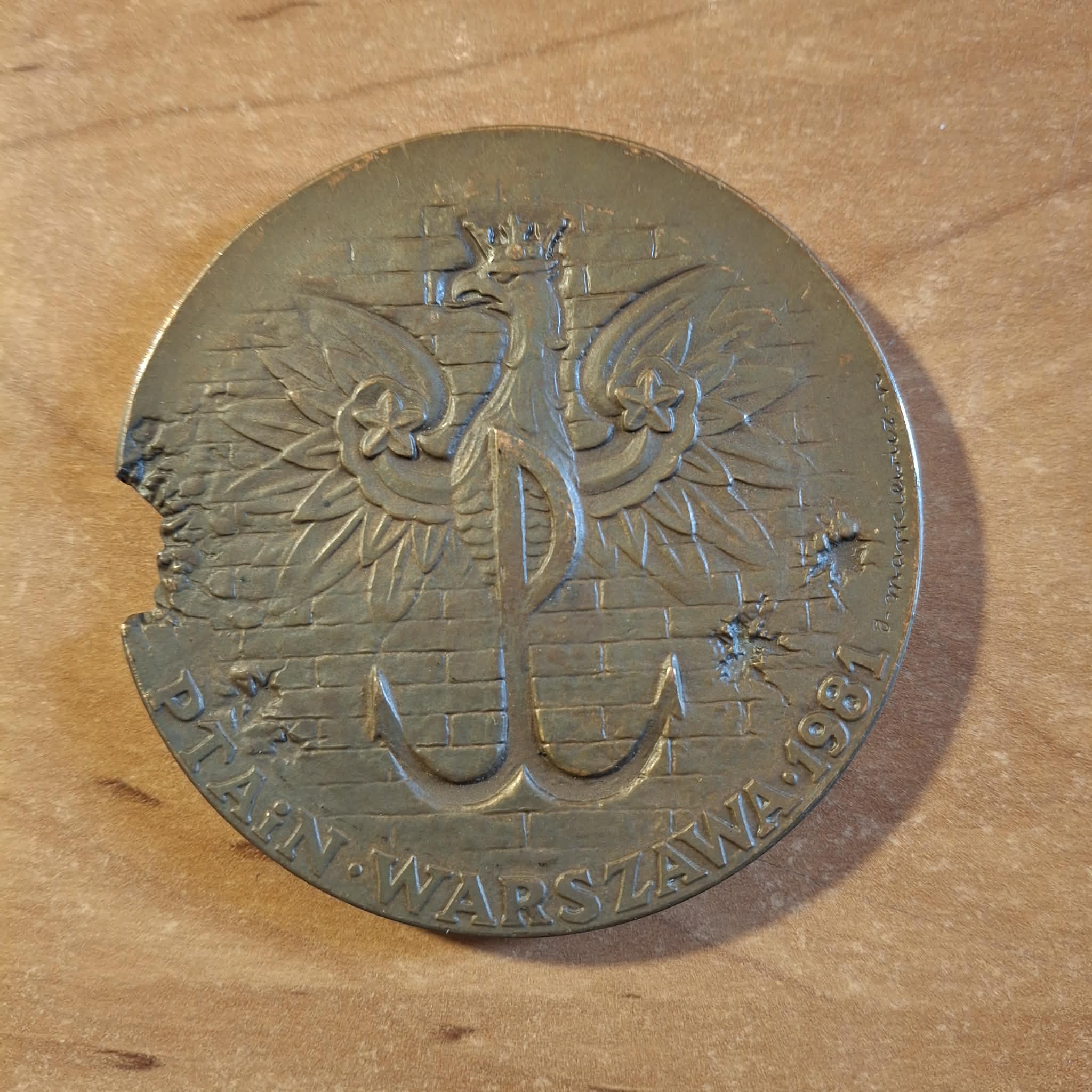 MEDAL POWSTANIE WARSZAWSKIE 1981 MED-023 - obrazek 2