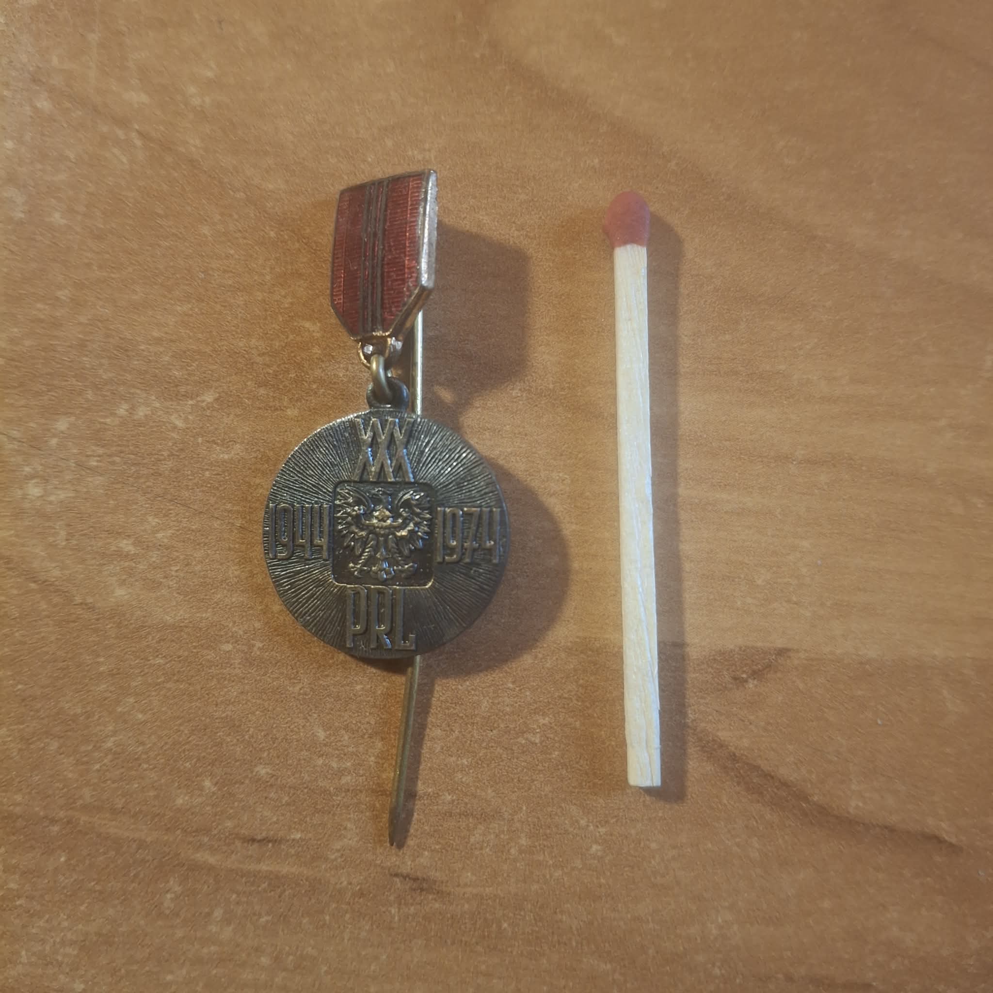 MINIATURKA MEDALU 30 LECIA POLSKI LUDOWEJ MIN-04