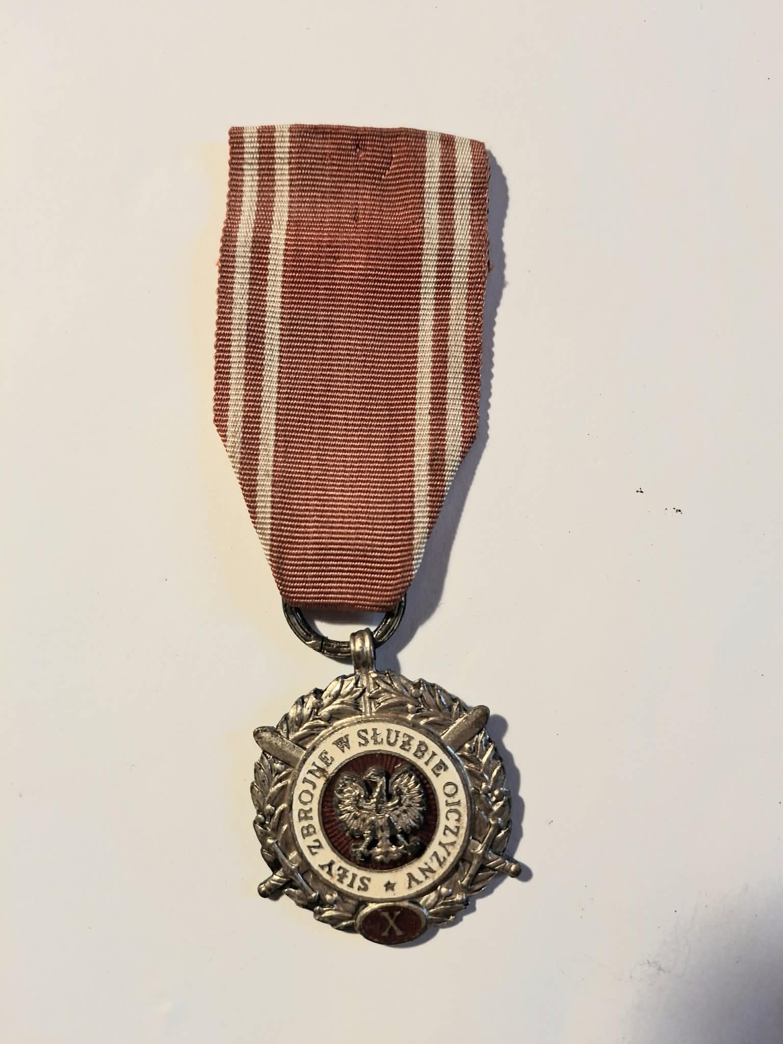 MEDAL SIŁY ZBROJNE W SŁUZBIE OJCZYZNY X MED-058