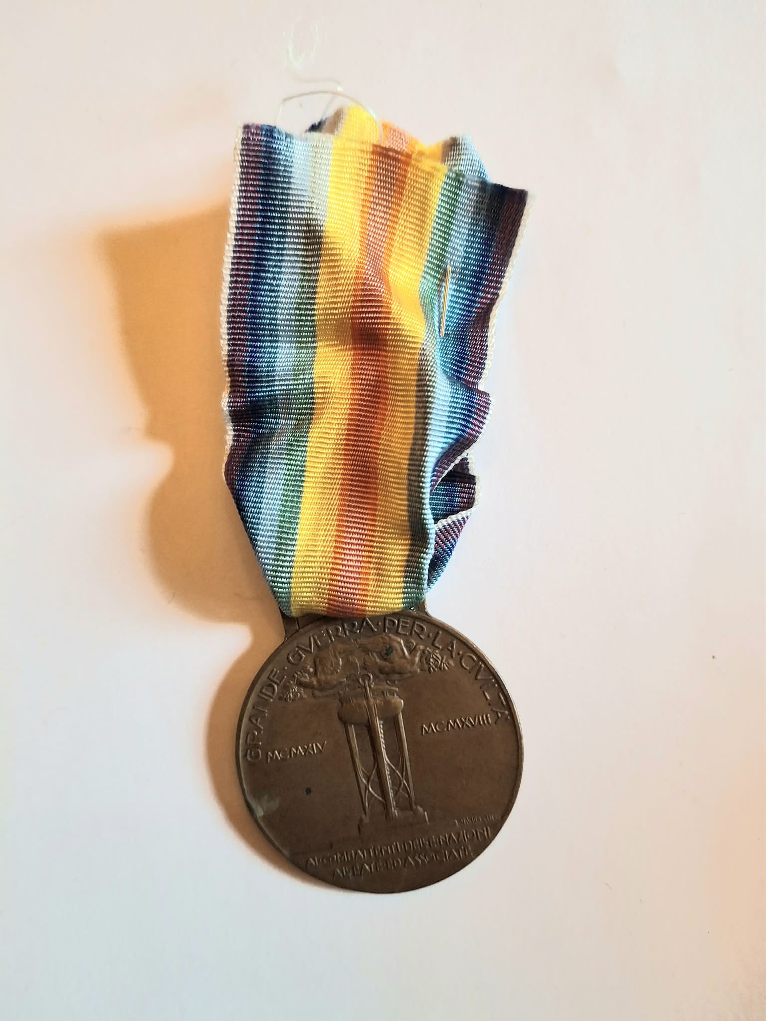 WŁOCHY MEDAL ZWYCIESTWA - Grande Guerra per la Civiltà MED-050 - obrazek 2