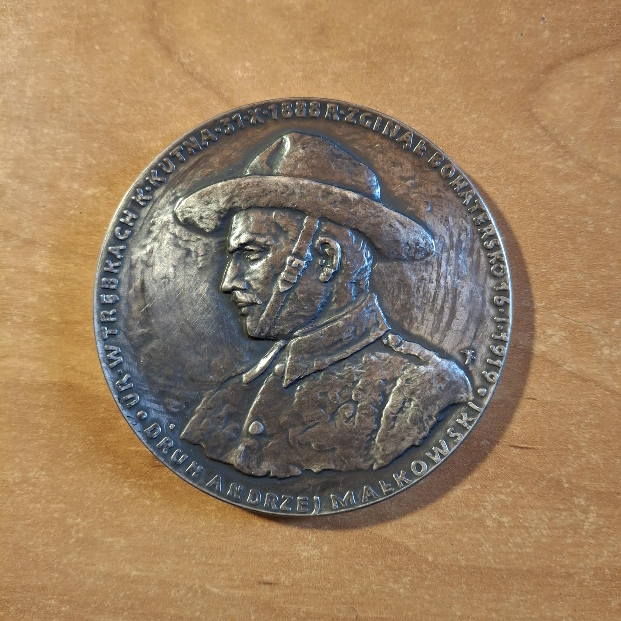 MEDAL TWÓRCY HARCERSTWA POLSKIEGO ANDRZEJ MAŁKOWSKI MED-024