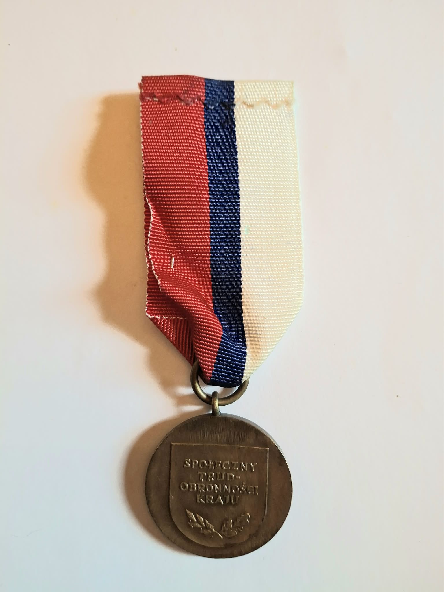 MEDAL ZA ZASŁUGI DLA LIGI OBRONY KRAJU BRĄZ MED-048 - obrazek 2