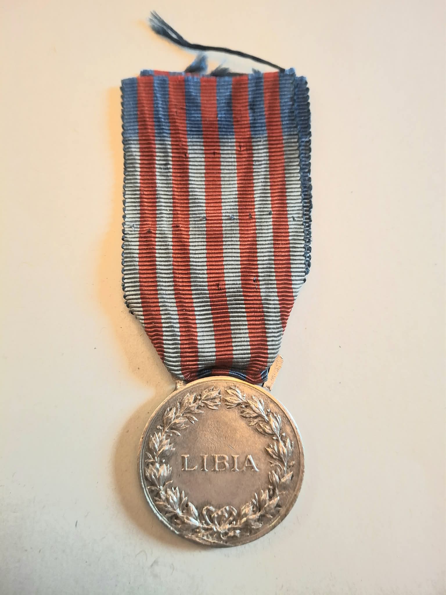 WŁOCHY MEDAL ZA WOJNĘ W LIBII 1913 SREBRO MED-071 - obrazek 2