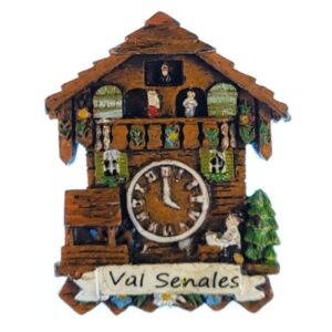 Magnes zegar z kukułką, przedstawiający region Val Senales M14918