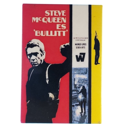 Magnes plakat do filmu „Bullitt” z 1968 roku z Steve'em McQueenem M14942