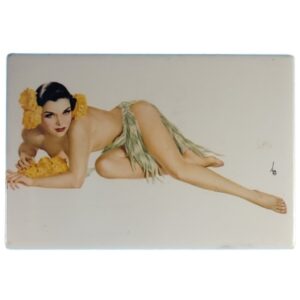 Magnes ilustracja w stylu pin-up Alberto Vargasa jako "Temptation" M14945