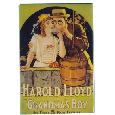Magnes plakat do niemego filmu „Wnusio” z Haroldem Lloydem M14994