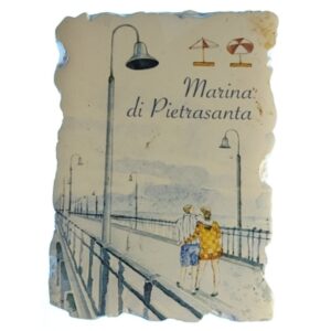 Magnes widok na molo w Marina di Pietrasanta we Włoszech, M14995
