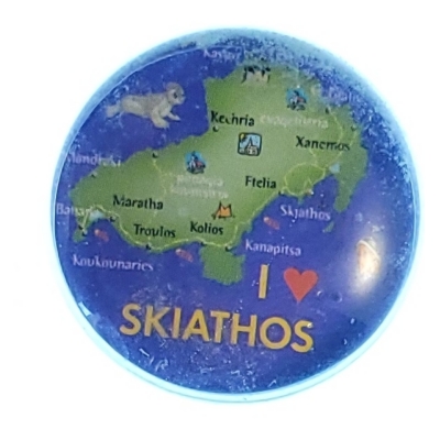 Magnes wyspa Skiathos z miejscowościami Troulos Kolios Kanapitsa M15010