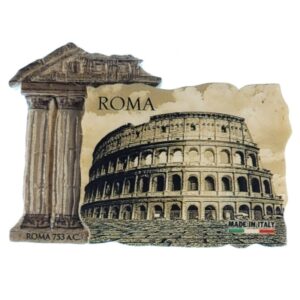 Magnes Koloseum oraz kolumnę, z napisem „ROMA” i „MADE IN ITALY”  M15012
