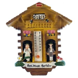 Magnes drewniany domek meteorologiczny z Schwarzwaldu  M15014