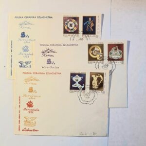 Fi 2596 - 2601 FDC  Polska ceramika...
