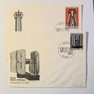 Fi 2634 - 5 FDC Pomnik Ofiarom Grudnia.