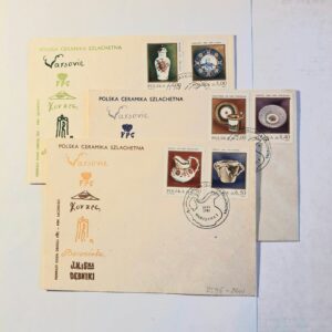 Fi 2645 - 50 FDC Polska ceramika...